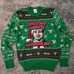 National Lampoons Christmas Vacation Ugly Sweater Sparkly Jolliest UNISEX LARGE